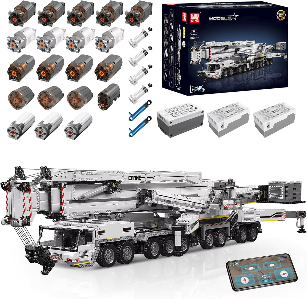 Mould King Technical LTM 11200 Building Block Crane Remote Controlled