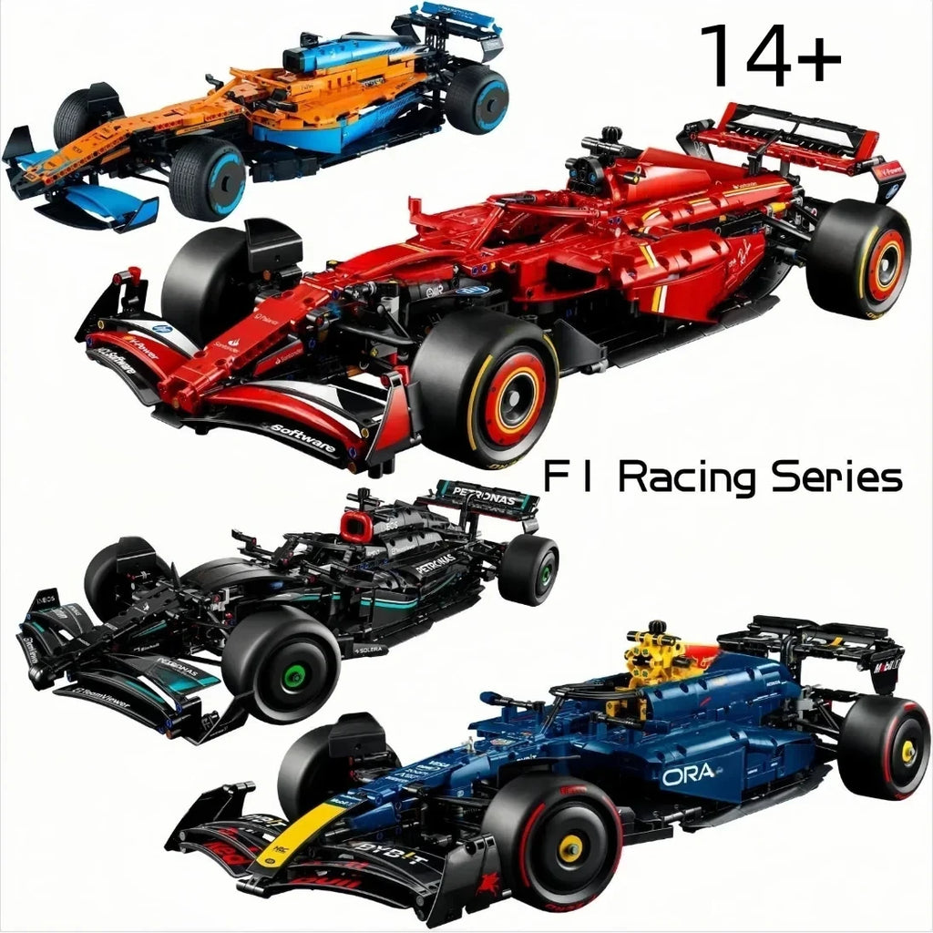 1361PCS SF-24 F1 Building Block Race Car