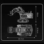 Mould King 17070/17071 Technical R9800 Building Block Excavator