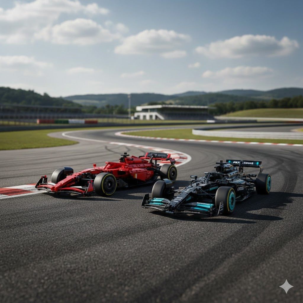 1361PCS SF-24 F1 Building Block Race Car