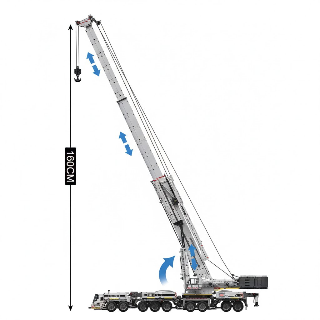 Mould King Technical LTM 11200 Building Block Crane Remote Controlled