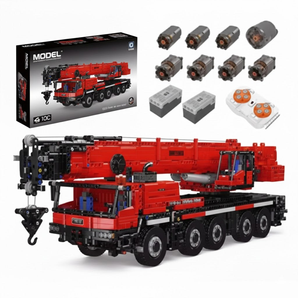 Mould King 17073 17074 Technical LTM1110 Building Block Crane