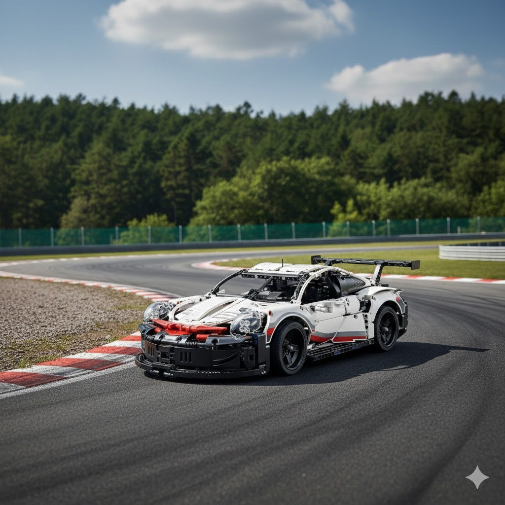 1580PCS Technical GT Building Block Race Car